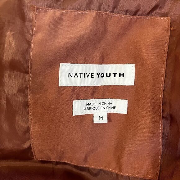 Native Youth Avery Puffer Jacket Coat Mauve Dusty Rose Women’s M - Picture 12 of 12